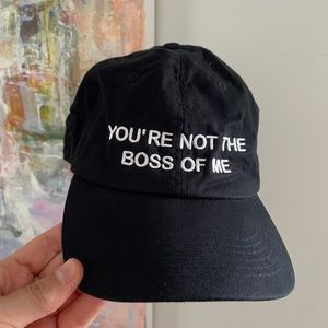 Black baseball hat- OS adjustable